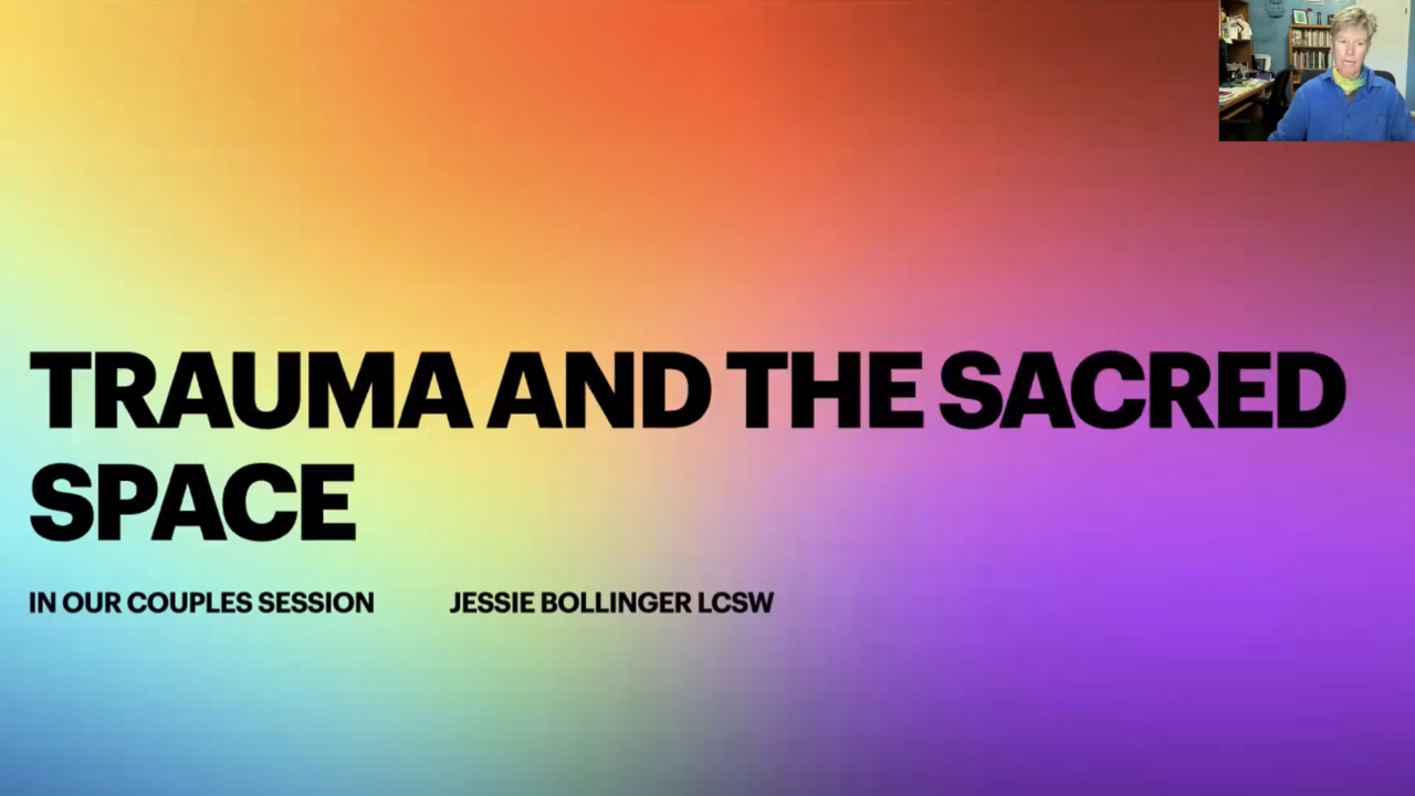 Trauma and the Sacred Space RECORDING